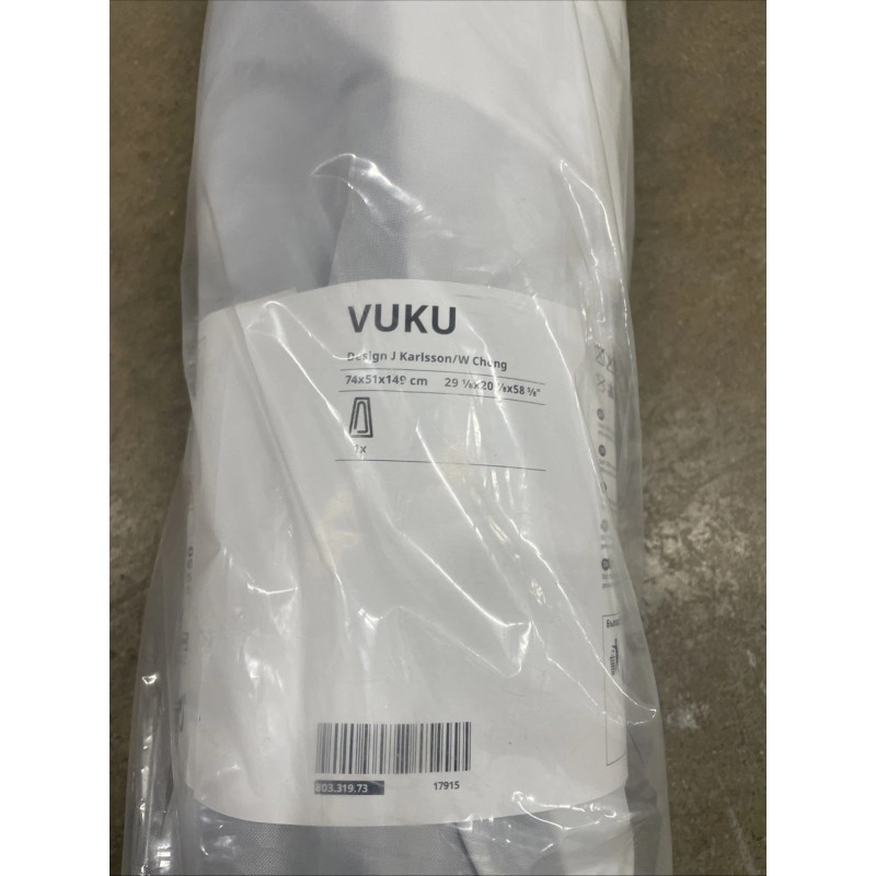 IKEA New IKEA VUKU Wardrobe Free Standing Fabric Cover Zip