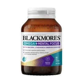 Blackmores Omega + Mental Focus Cap X 60