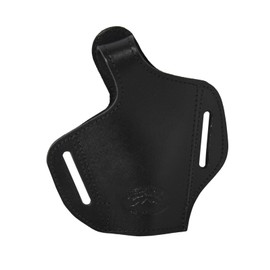 Barsony Black Leather Pancake Holster for 380 and Small 9mm 40 45 (Ruger LC380 3in, Right)