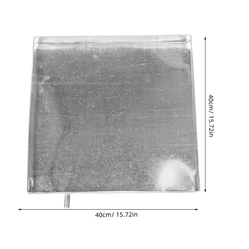 DOITOOL Air Conditioner Drain Pan 17.32X15.75 Inch Galvanized Metal Ac