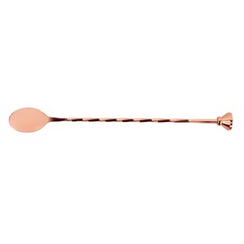 Olympia Copper Barware Bartender Mixing Drinks Spoon Cocktail Cutlery Bar