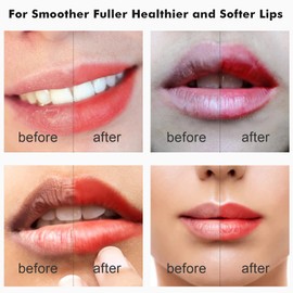 Lip Scrub Tool Silicone Lip Brush Exfoliating Double-Sided Lip Scrubber Tool for a Smoother and Fuller Appearance,Cleaner(3 Colors,3 PCS)