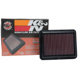 K&N 33-5087 Filtro Aire Original Alto Flujo Motor Premium Lavable para Nissan Note/Kicks/Versa 17-25