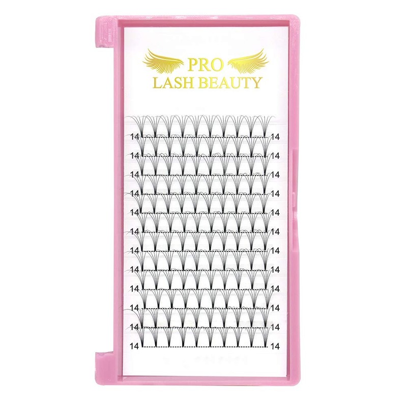 Fan Eyelash Extensions, 5D-C-0.10-12 Short, Ready-Made Eyelash Extensions, Volume Eyelashes,
