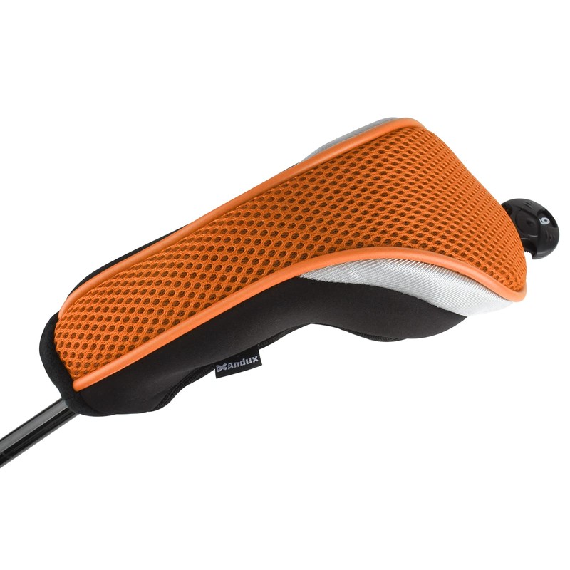 3 Pack Andux Golf Hybrid Club Head Covers Interchangeable No.