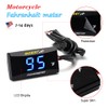 Motorcycle Water Temp Gauge Fahrenheit Display 32~248F Over-Temperature Alert, Universal