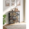 CHOEZON Shoe Rack, 4-Tier Slanted Shoe Storage Shelf, Narrow Shoe