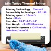 Wireless Tattoo Stencil Printer Portable Transfer Copier w\ 30pcs Thermal