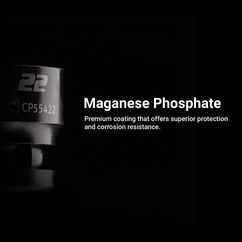 Capri Tools 15/16 in. Stubby Impact Socket, 1/2 in. Drive,