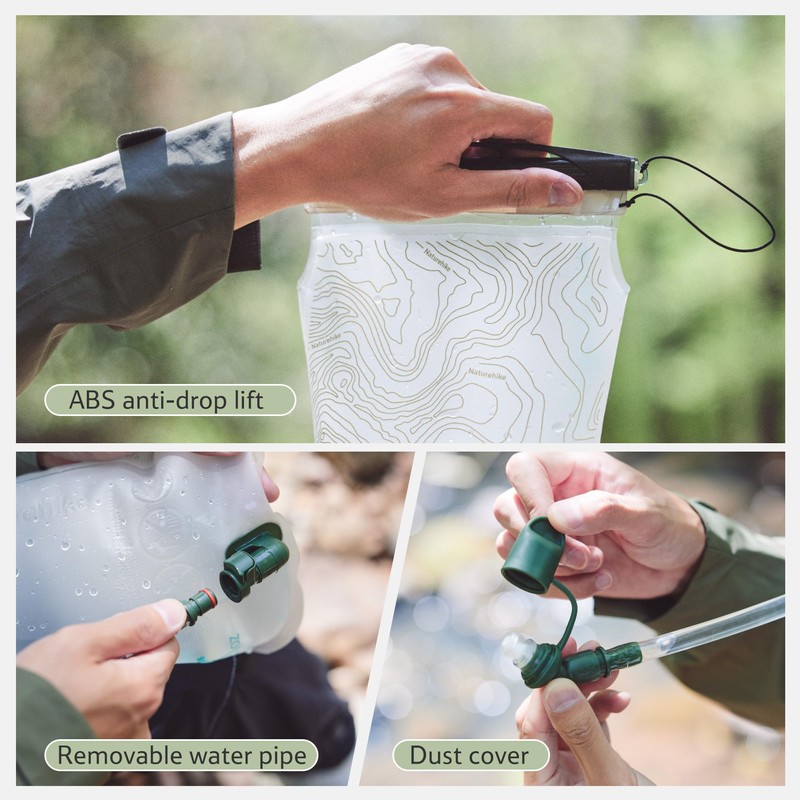 Naturehike TPU Hydration Bladder Lightweight Portable Outdoor Hydration Bladder with