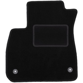 Wielganizator Car Mat - Fits Vauxhall Insignia B Liftback, Saloon, Estate, 2017- - Velour - Car Accessories - Car Floor Mats - Floor Mat Car - 1 Piece - Black