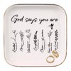Haishell Christian Gifts for Women Religious Faith Jewelry Tray God