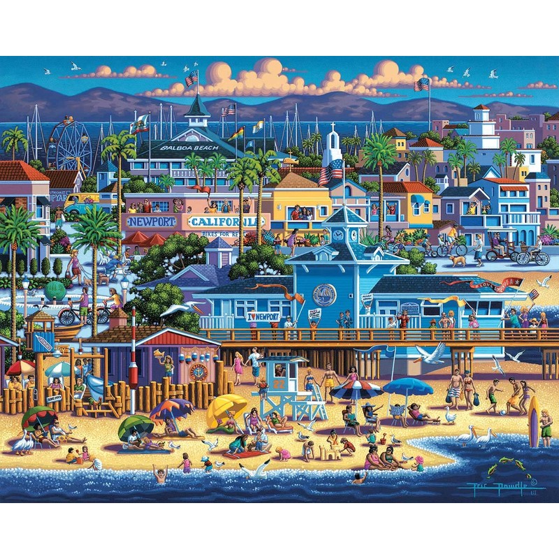 Dowdle Jigsaw Puzzle - Newport Beach - 500 Piece