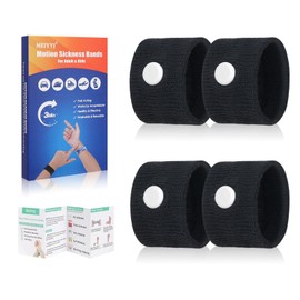 MEIYYJ MEIYYJ Reisekrankheitsbänder für Erwachsene und Kinder, Anti-Übelkeits-Armbänder für Bewegung und morgendliche Übelkeit, Linderungsbänder für Schwangere, Akupressur, Übelkeit, für Auto, Meer,…