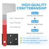 Ozland Professional Mailbox Flag, Galvanized Steel Mailbox Replacement Flag Kit,