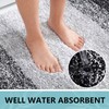 Arotive Microfiber Bathroom Rugs, Shaggy Soft and Absorbent Bath Rug,