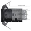 HUIXHAO 3 Gang Electrical Box New Work,Gray 44 Cu.in Electrical