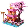 DOLBLOCK Sakura Tree House Micro Building Blocks Set for Women's