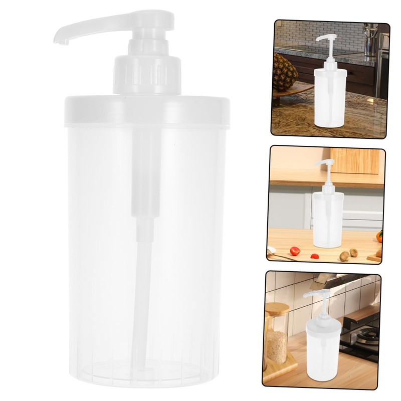 FUNOMOCYA Hand Press Dispenser for Syrup Bottle Versatile Squeeze Jam