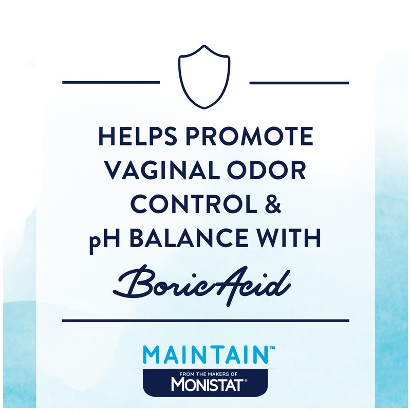from The Makers of Monistat, Maintain Boric Acid Suppositories for
