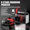 25A Battery Charger, 2/8/20/25 Amp 12V/24V LiFePO4 Lead Acid Fully