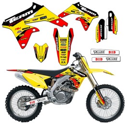 Team Racing Graphics kit Compatible with Suzuki 1999-2000 RM 250, EVOLV