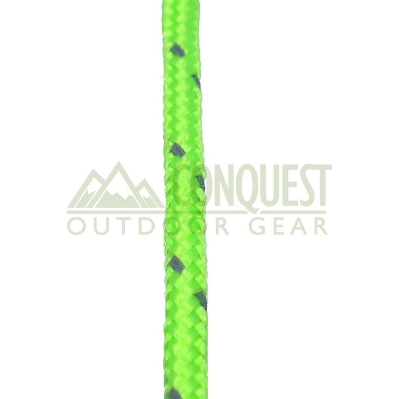 Ultra Light Dyneema Reflective Green Rope 2mm Diameter | 200kg