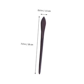 Baluue 2pcs Vintage Hairpin Sandalwood Hair Stick Vintage Hair Accessories Traditional Barrettes Women Ancient Bun Decoration Antique Retro Decor Vintage Hair Clip Retro Hairpin Wooden