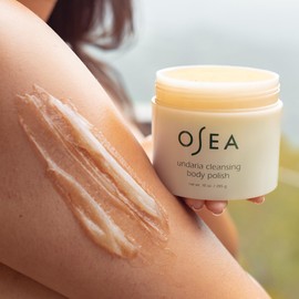 OSEA OSEA Undaria Cleansing Body Polish 10oz - Spa-Worthy AHA Body Exfoliator with Pumice & Undaria Seaweed - Nourishing Cleanser & Scrub - Clean Beauty - Vegan Care