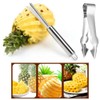TorSor 4 Pack Pineapple Peeler Pineapple Eye Remover Clip Stainless
