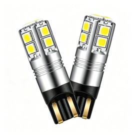 AtomBulb T10 Bulb 194 Bulb 168 2825 W5W 6000K White Xenon Non-Polarity Replacement Bulbs, Canbus Error Free for Car Dome Map Light, Pack of 2