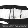 VEVOR 4 Passenger Golf Cart Cover Driving Enclosure Waterproof Person