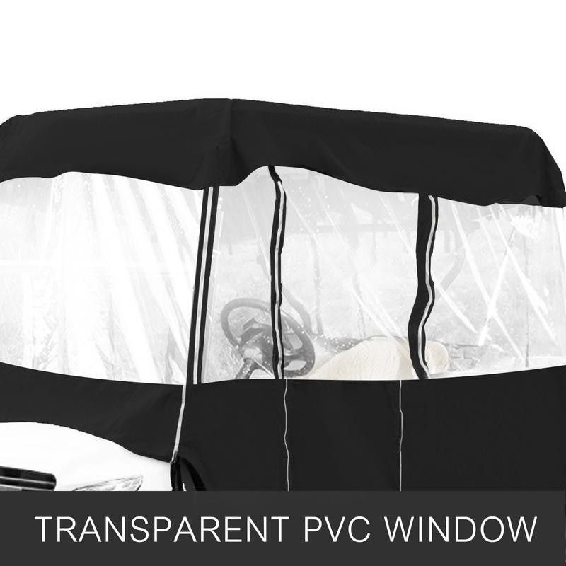 VEVOR 4 Passenger Golf Cart Cover Driving Enclosure Waterproof Person