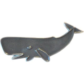 GBJUK Sperm Whale Enamel Pin Badge Lapel