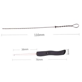 Loboo Idea Broken Key Extractor Set Home Depot Locksmith Tool Removal Hooks LockPick (10pcs, Black)