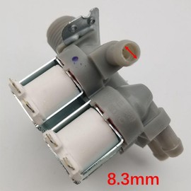 Canyoyi Four Way Outlet Washer Water Inlet Valve Compatible with 5220FR2008Y DC12V Thread of Inlet Attention Inlet Terminal 4.8mm 24-268
