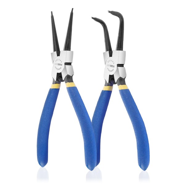 WISEPRO Circlip Pliers for Inner Rings in Holes Atramented, 7