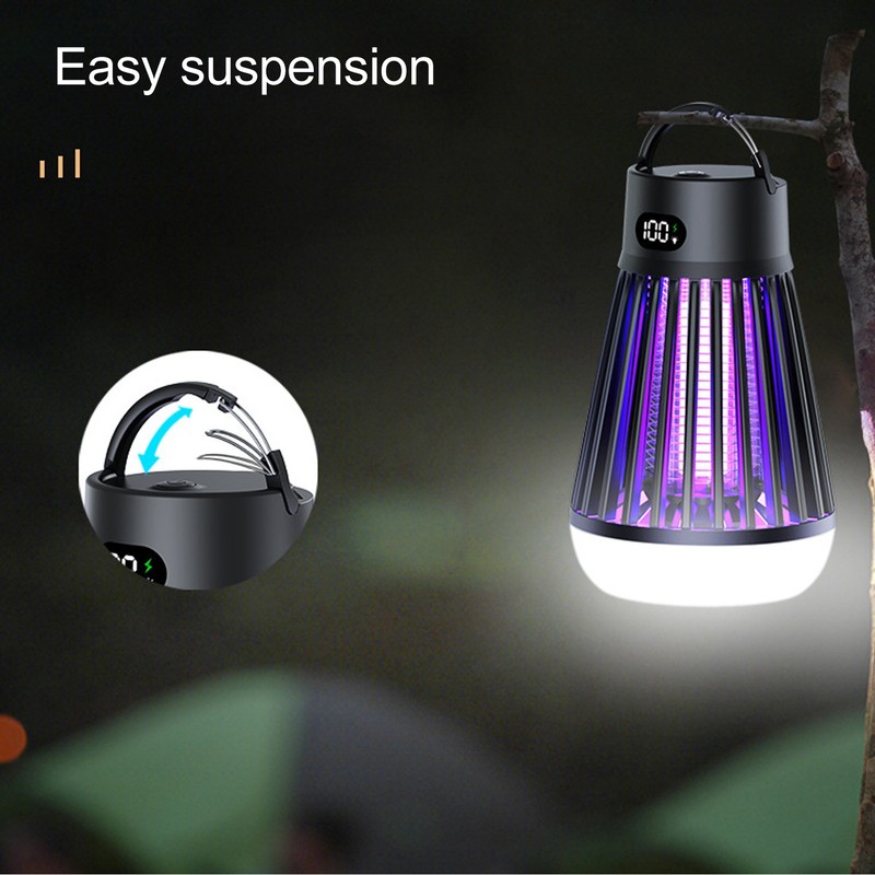 Bug Killer Outdoor Rechargeable Waterproof Portable 2 in 1 Multifunctional