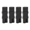 4pcs IEC320 C13 to IEC320 C15 Power Adapter Professional Standard