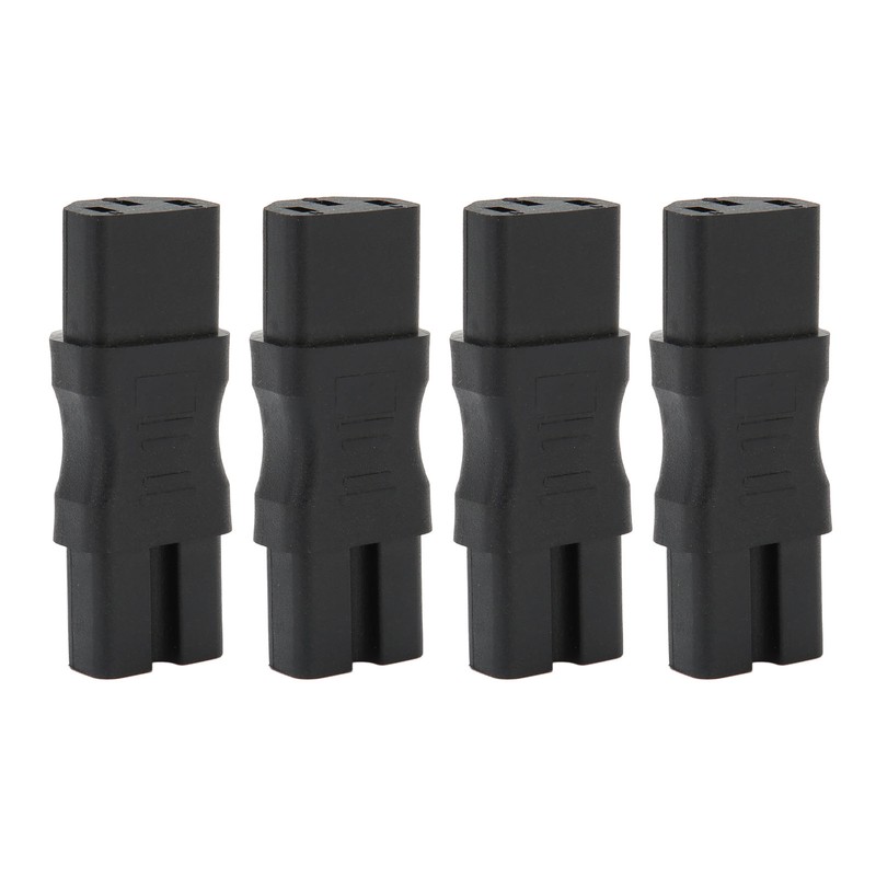 4pcs IEC320 C13 to IEC320 C15 Power Adapter Professional Standard