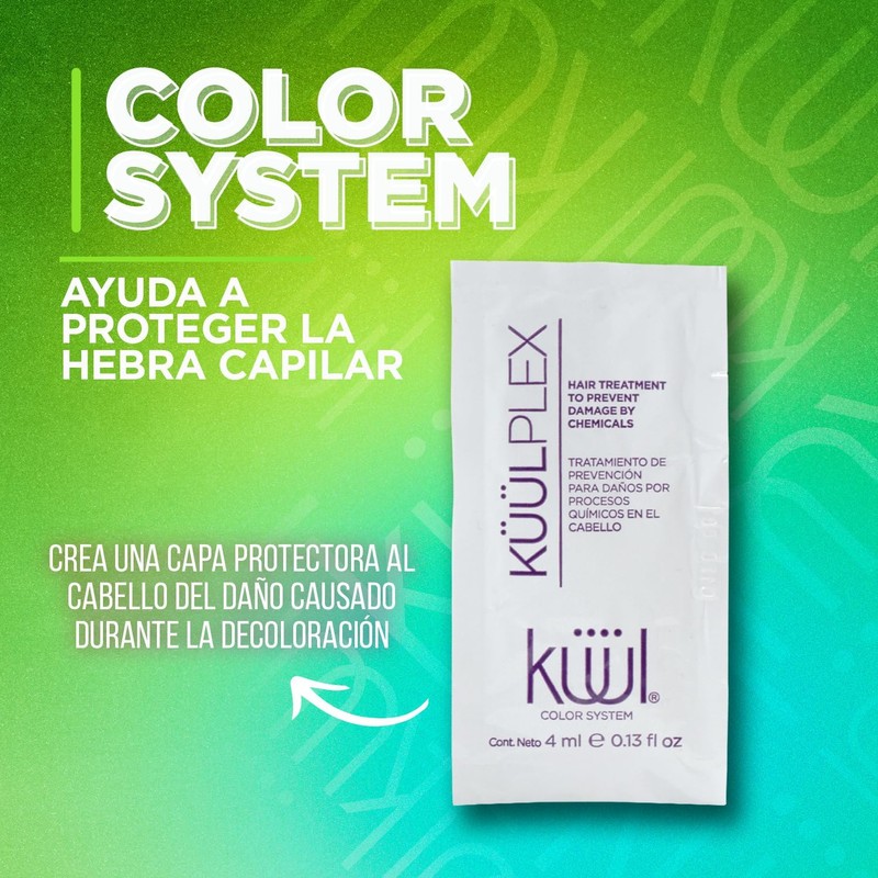 KÜÜL Plex Tratamiento Cabello Maltratado, Suavidad y Brillo 24 Sobres