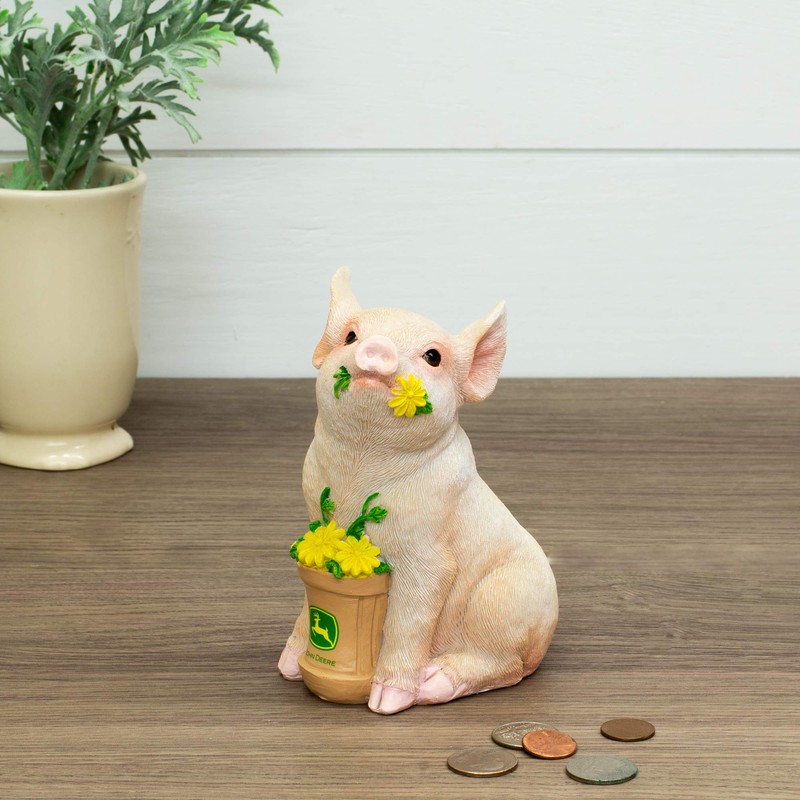 M. CORNELL IMPORTERS John Deere Realistic Piggy Bank