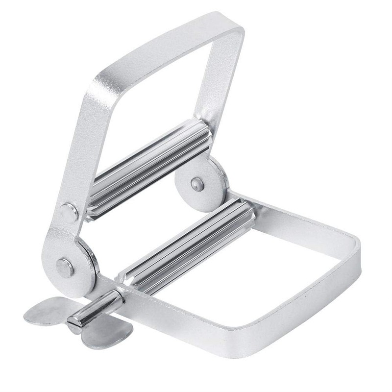 lyrlody Toothpaste Dispenser, 2 Pieces Aluminium Toothpaste Squeezer Tubes Squeezer