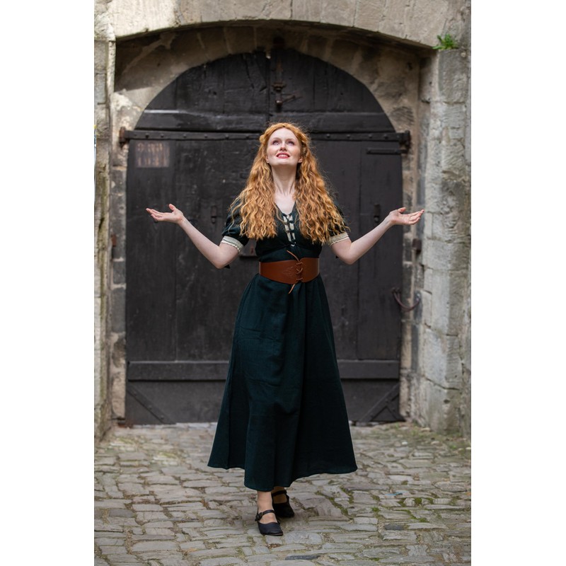 Leonardo Carbone Medieval Alana Women's Bodice Belt with Celtic Embossing