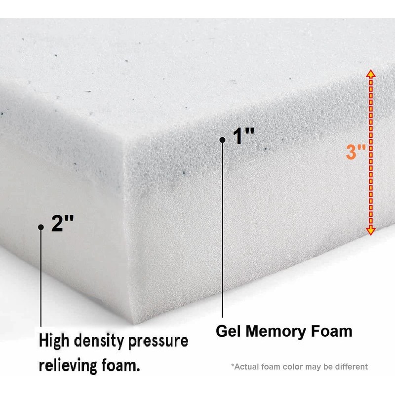 High Density Gel Infused Solid Pad Memory Foam Pet Dog