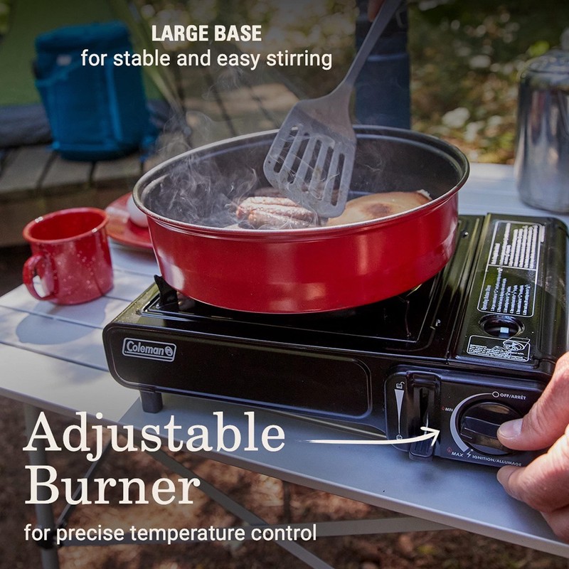 Coleman Classic 1-Burner Butane Stove, Portable Camping Cooktop with Carry