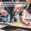 Spirit Level High Precision Bullseye Spirit Level Round Inclinometer Diameter