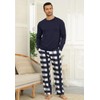 KUYIGO Pyjamas for Men 2 Piece Set Breathable Nightwear Lounge