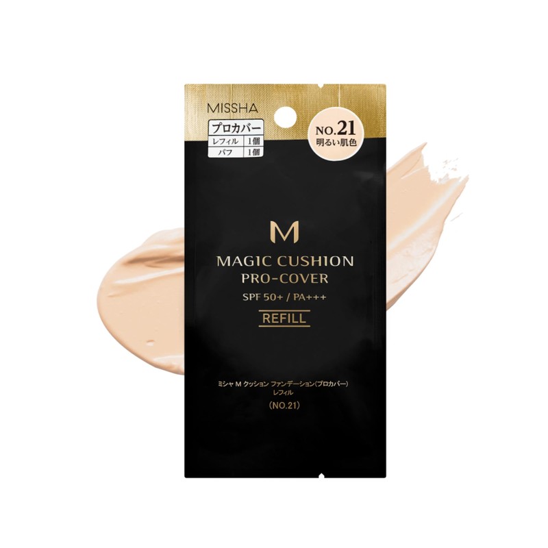 MISSHA M Cushion Foundation (Pro Cover) Refill No.21 Light Beige