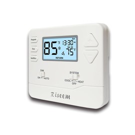 Programmable Thermostat for House,5-1-1 Day Programmable,Multi-Stage,Digital Energy-Saving Thermostat,2 Heat/2 Cool, Advanced Thermostat for Enhanced Home HVAC Systems，White Backlight